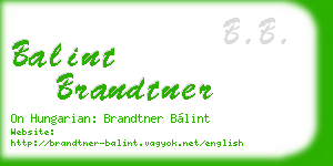 balint brandtner business card