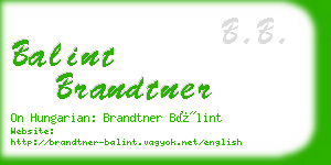 balint brandtner business card